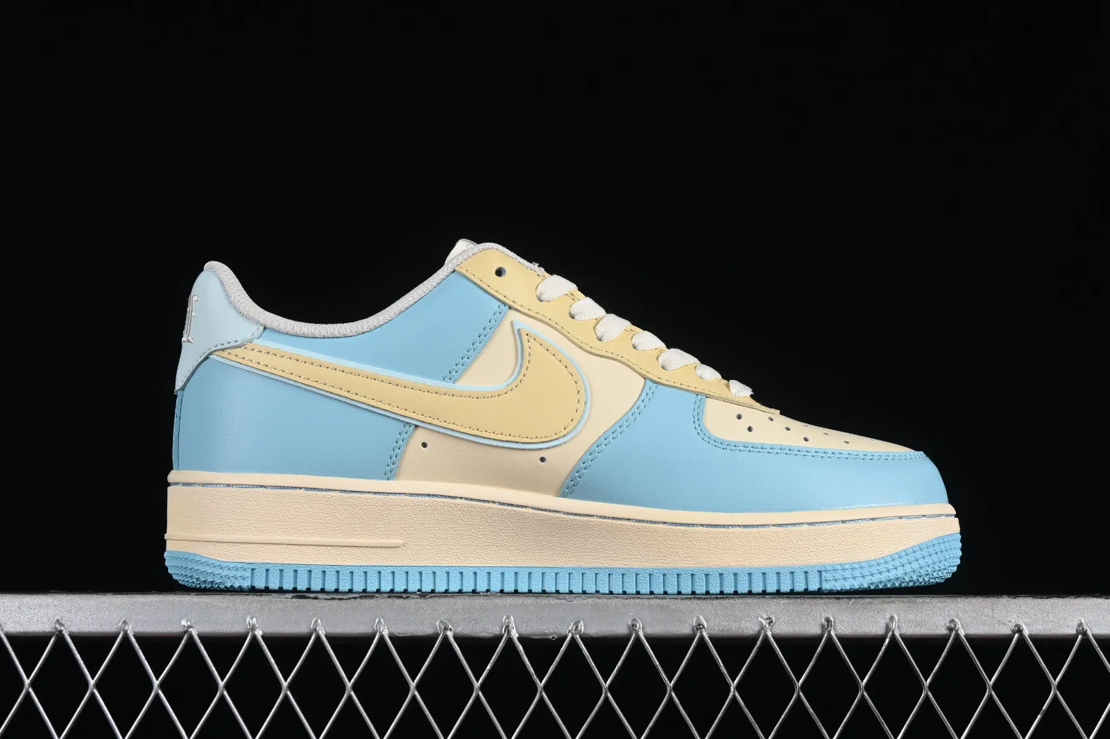 Nike Air Force 1 07 Low Piemon Blue Yellow XL2312-555