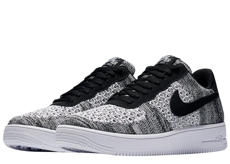 Nike Air Force 1 Flyknit 2 Black Pure Platinum