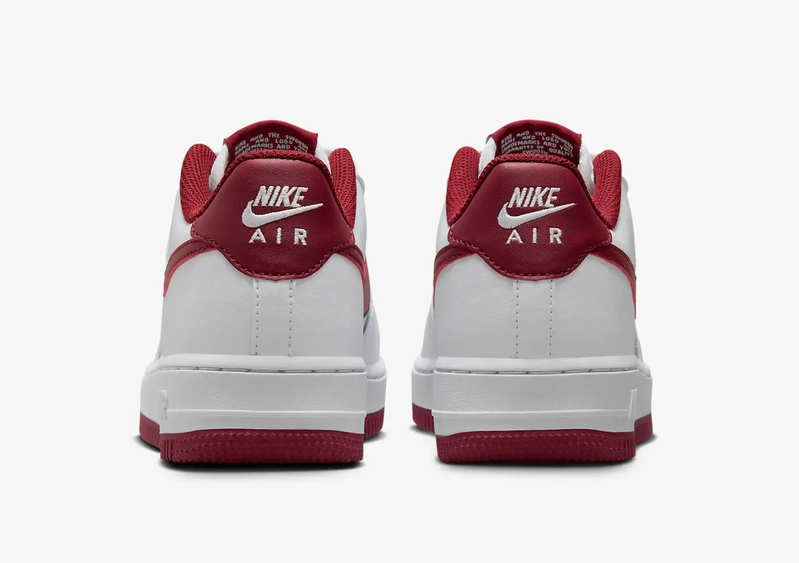 Nike Air Force 1 GS White Team Red FV5948-105