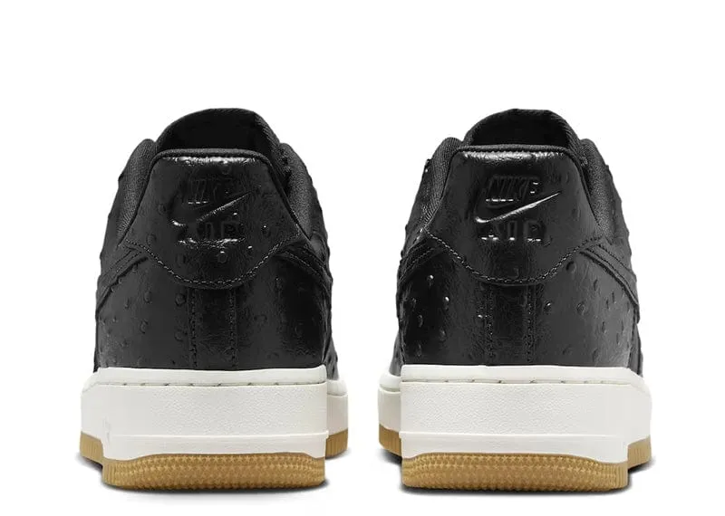 Nike Air Force 1 Low '07 Black Ostrich Gum (Women's)