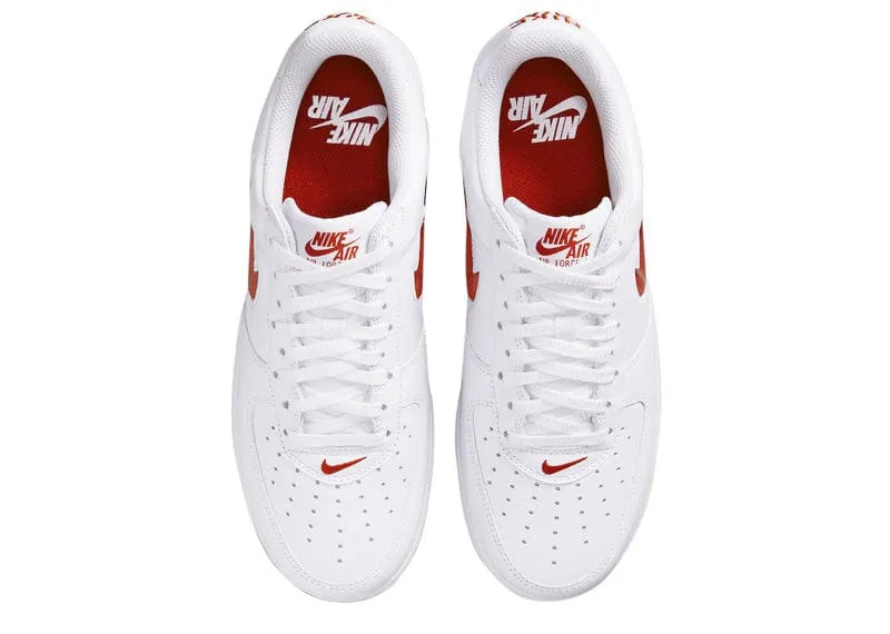 Nike Air Force 1 Low '07 Retro Color of the Month Jewel Swoosh University Red