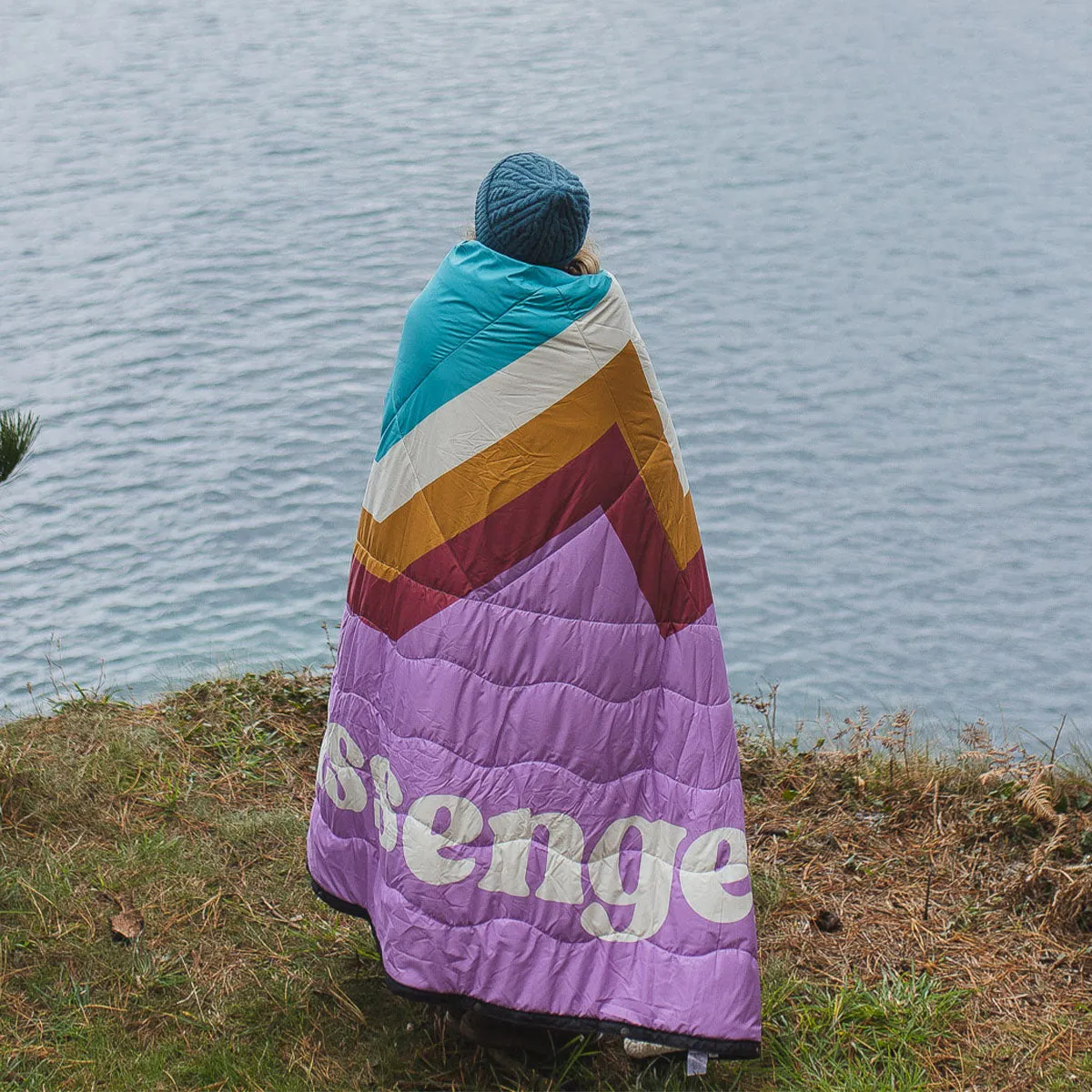 Nomadic Recycled Sherpa Blanket - Purple Mountain