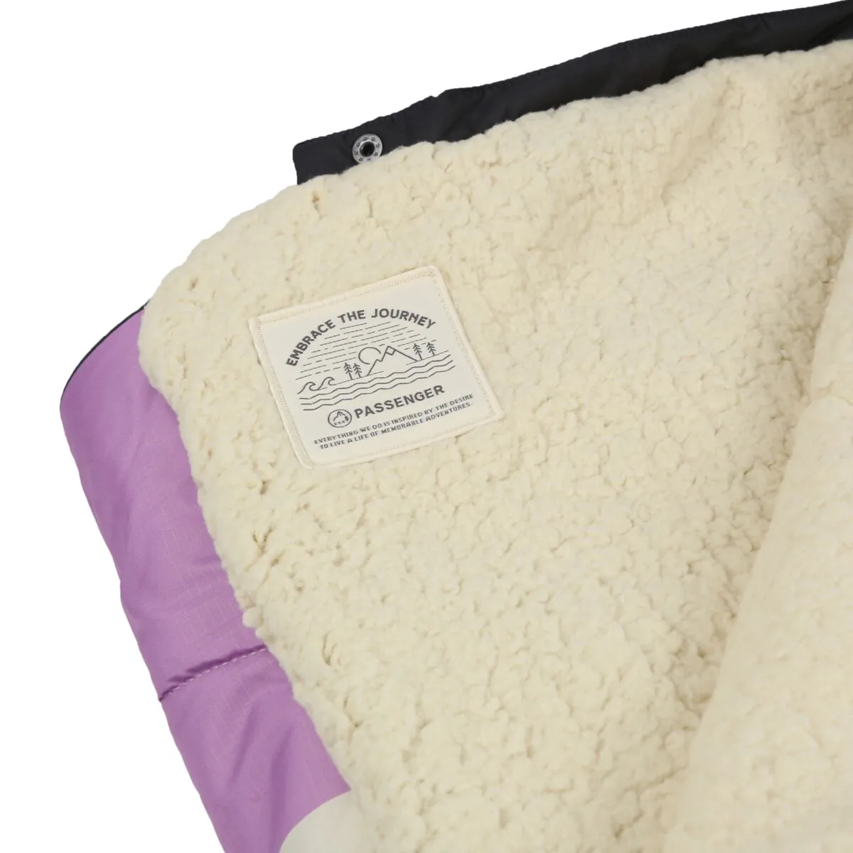 Nomadic Recycled Sherpa Blanket - Purple Mountain