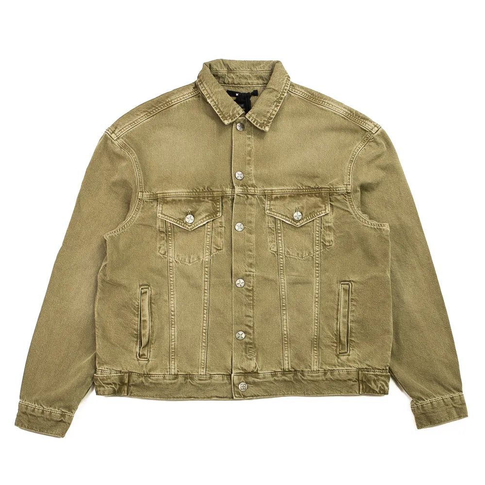 Oh. G Denim Jacket (Khaki Kush)