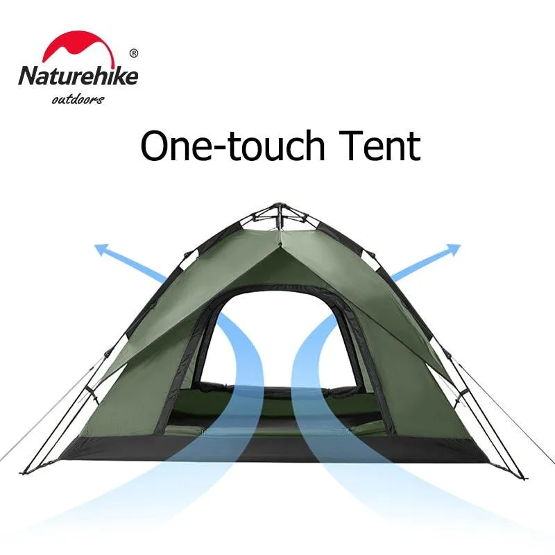 One-touch Tent 3-4 Person Travel Festival Sun Shelter Portable Tent