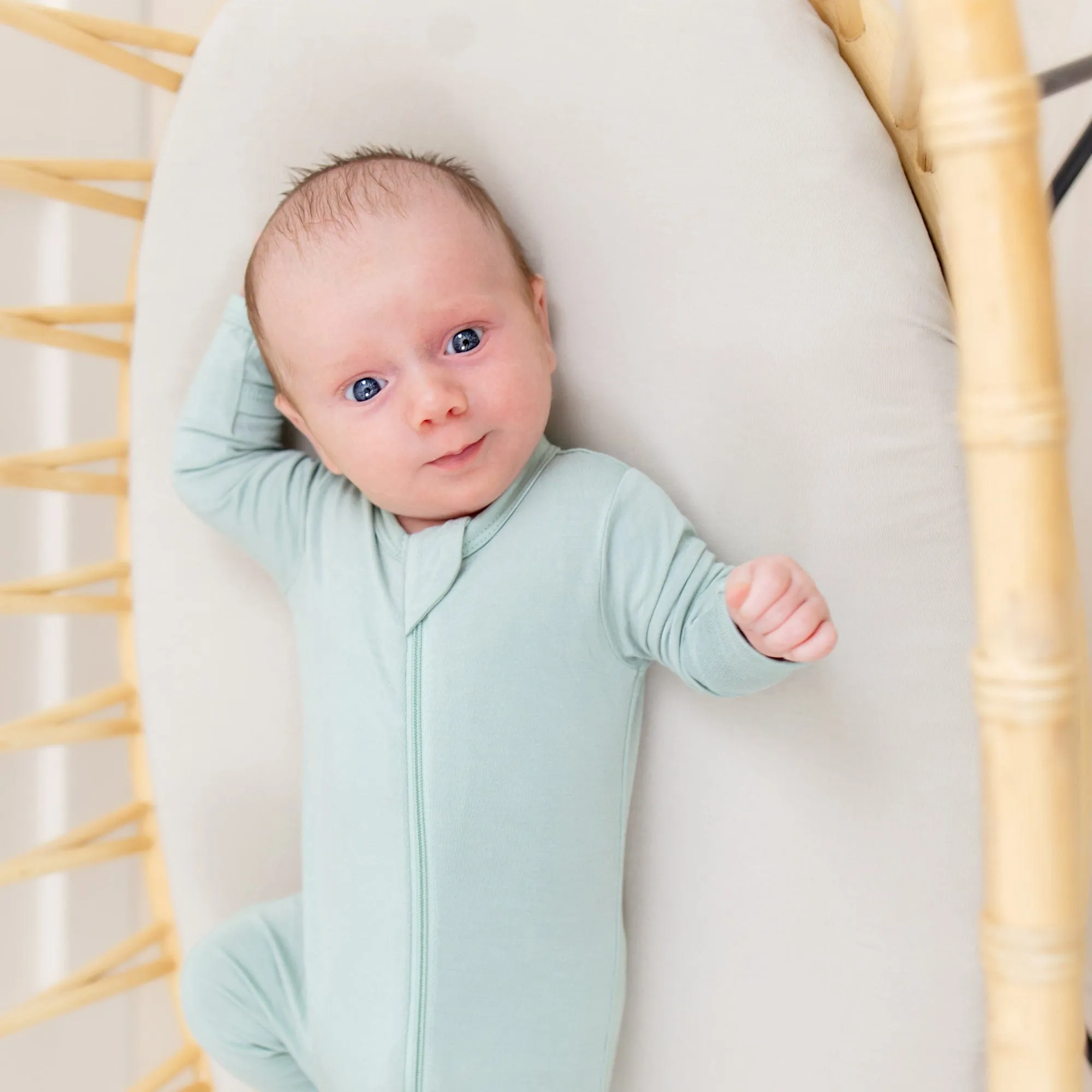 Oval Bassinet Sheet in Oat