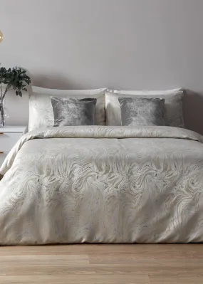 Paoletti Marble Jacquard Duvet Cover