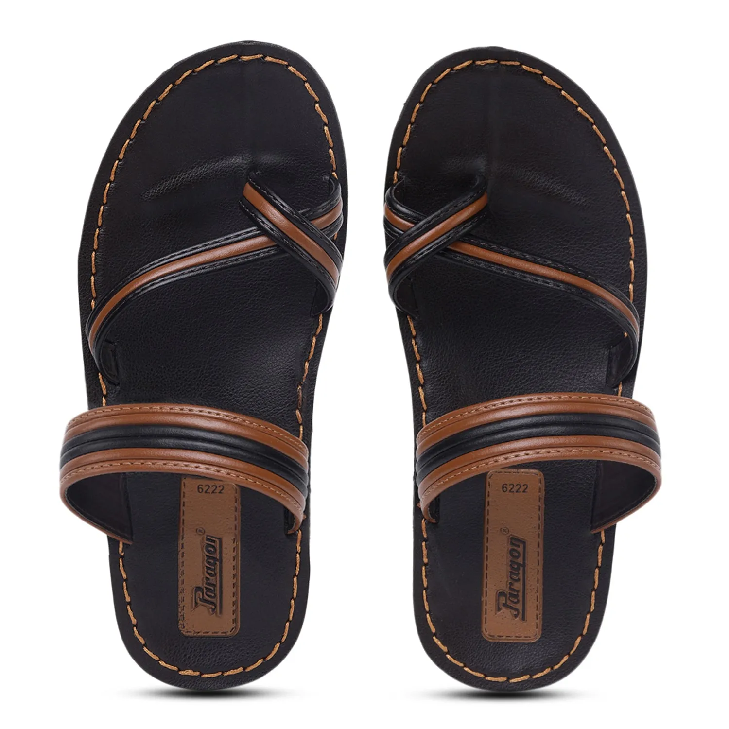 Paragon PU6222G Men Stylish Sandals | Comfortable Sandals for Daily Outdoor Use | Casual Formal Sandals with Cushioned Soles