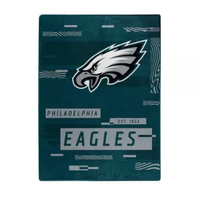 Philadelphia Eagles 60 x 80 Digitize Royal Plush Blanket