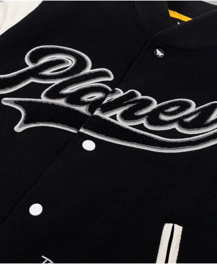 Planes Varsity Jacket (Black)