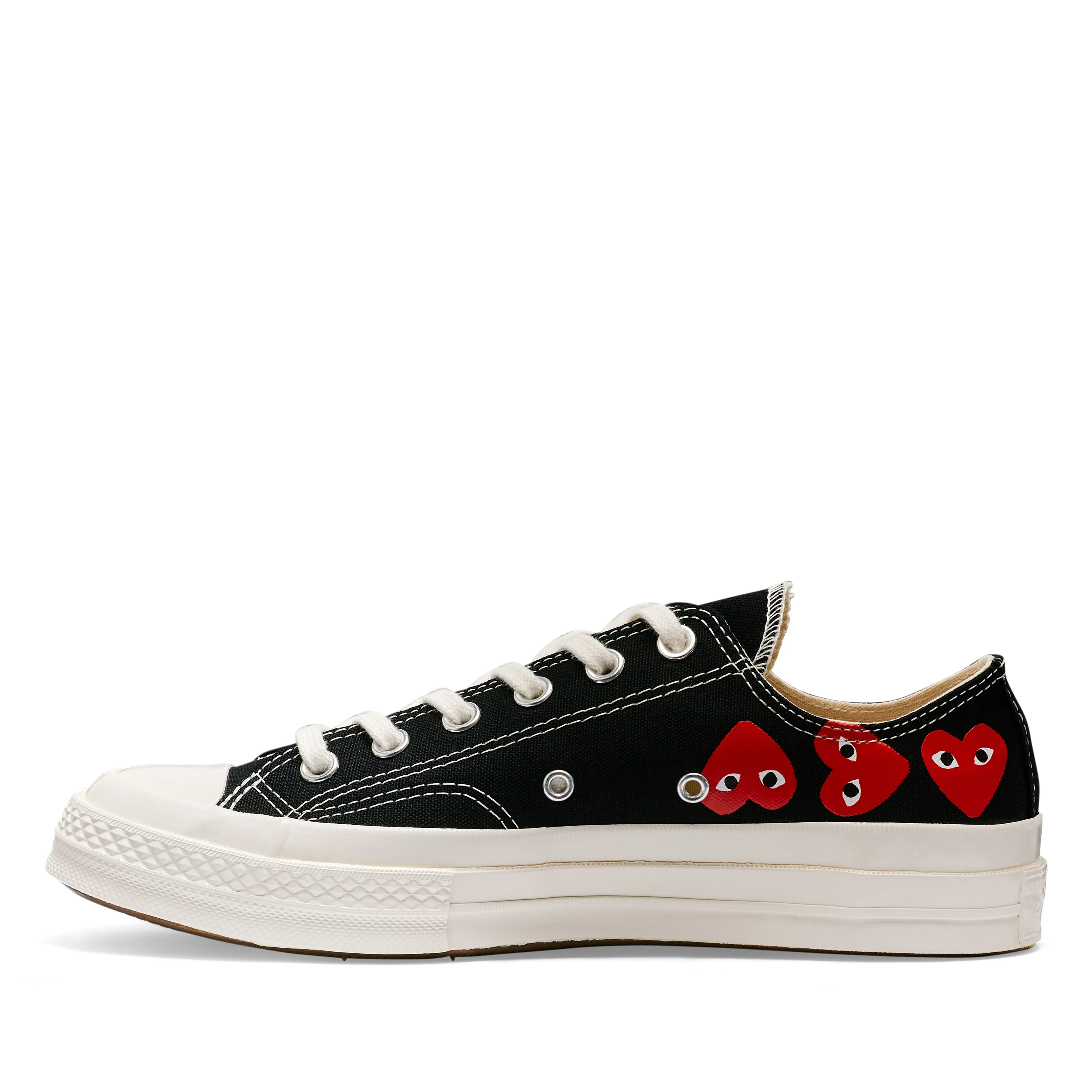 Play Converse - Multi Red Heart Chuck Taylor All Star '70 Low Sneakers - (Black)