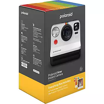 Polaroid Everything Box Now Gen 2 Instant Camera - Black & White | Kaleidoscope