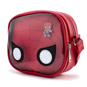 Pop! by Loungefly x Marvel Spider-Man Pin Collector Crossbody Bag