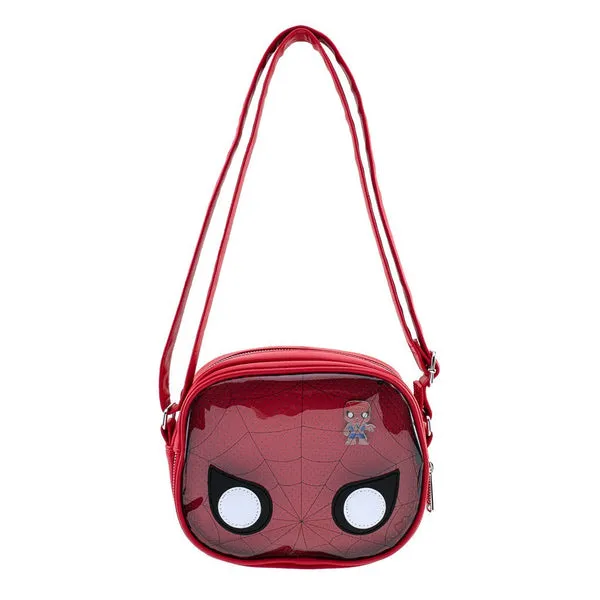 Pop! by Loungefly x Marvel Spider-Man Pin Collector Crossbody Bag