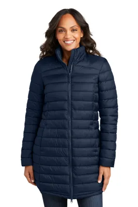 Port Authority Clothing L365 Port Authority Ladies Horizon Puffy Long Jacket SKU: L365