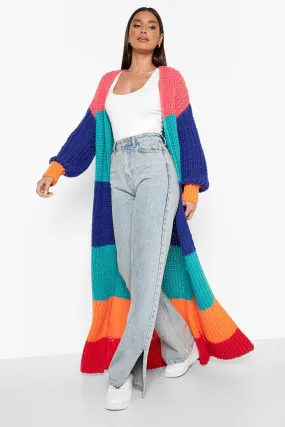 Premium Chunky Knit Long Cardigan