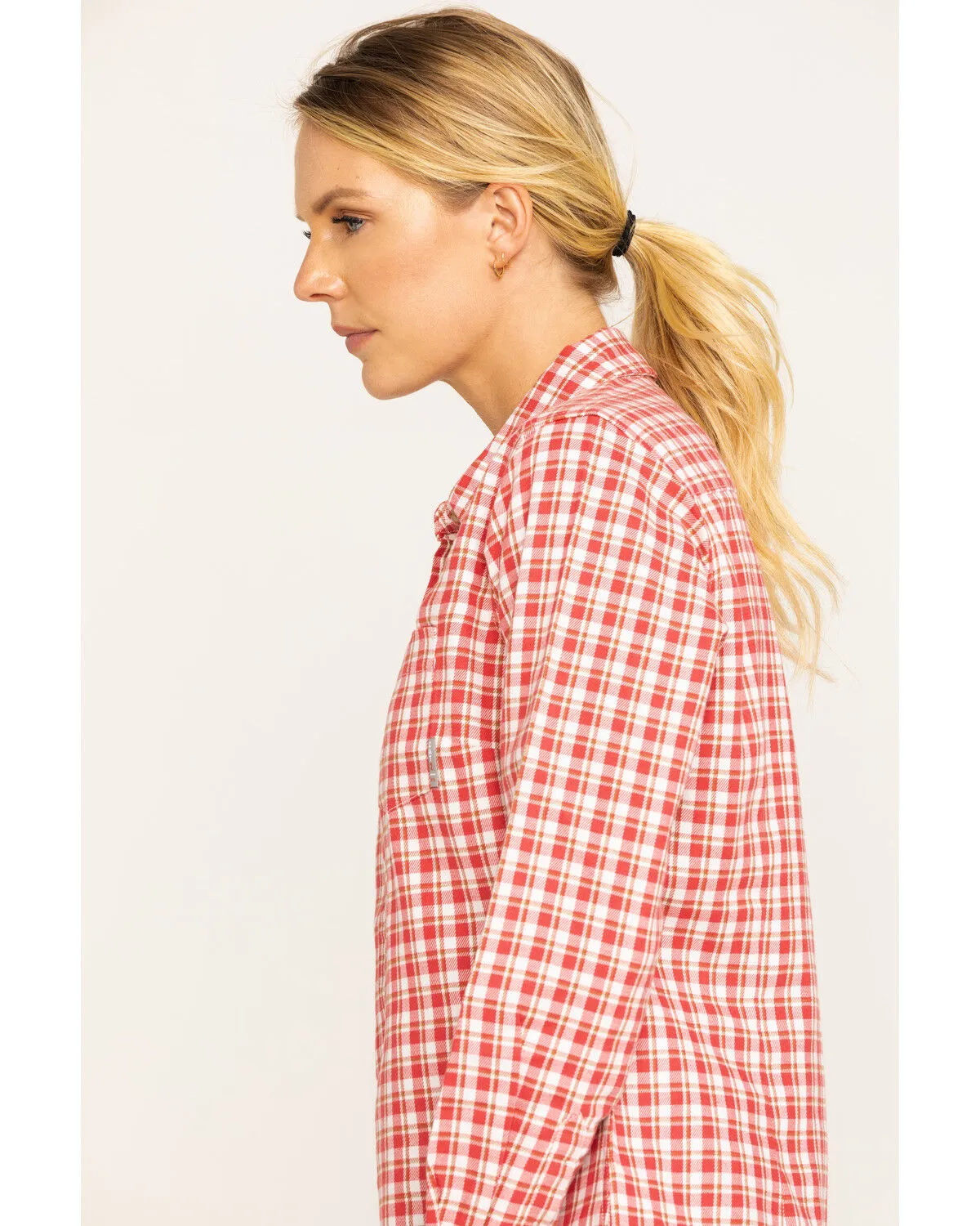 Product Name:  Ariat Women's Boot Barn Exclusive FR Talitha Plaid Long Sleeve Work Shirt