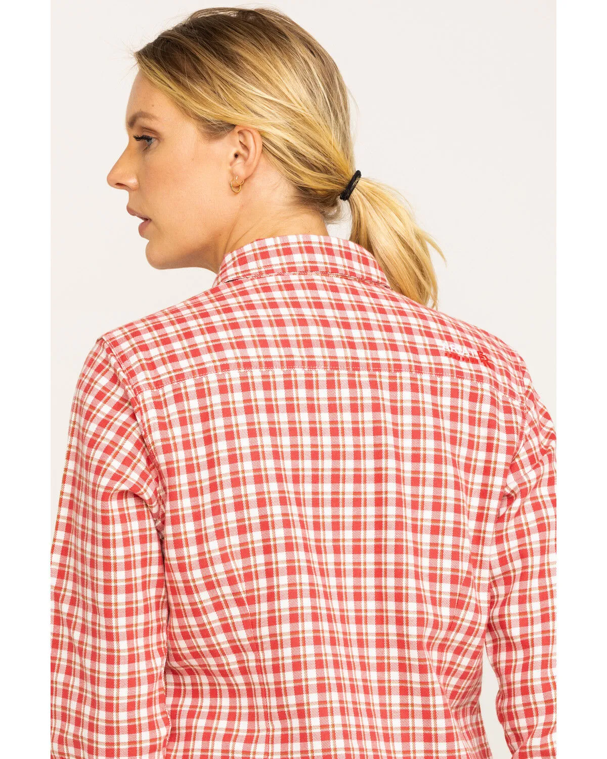 Product Name:  Ariat Women's Boot Barn Exclusive FR Talitha Plaid Long Sleeve Work Shirt