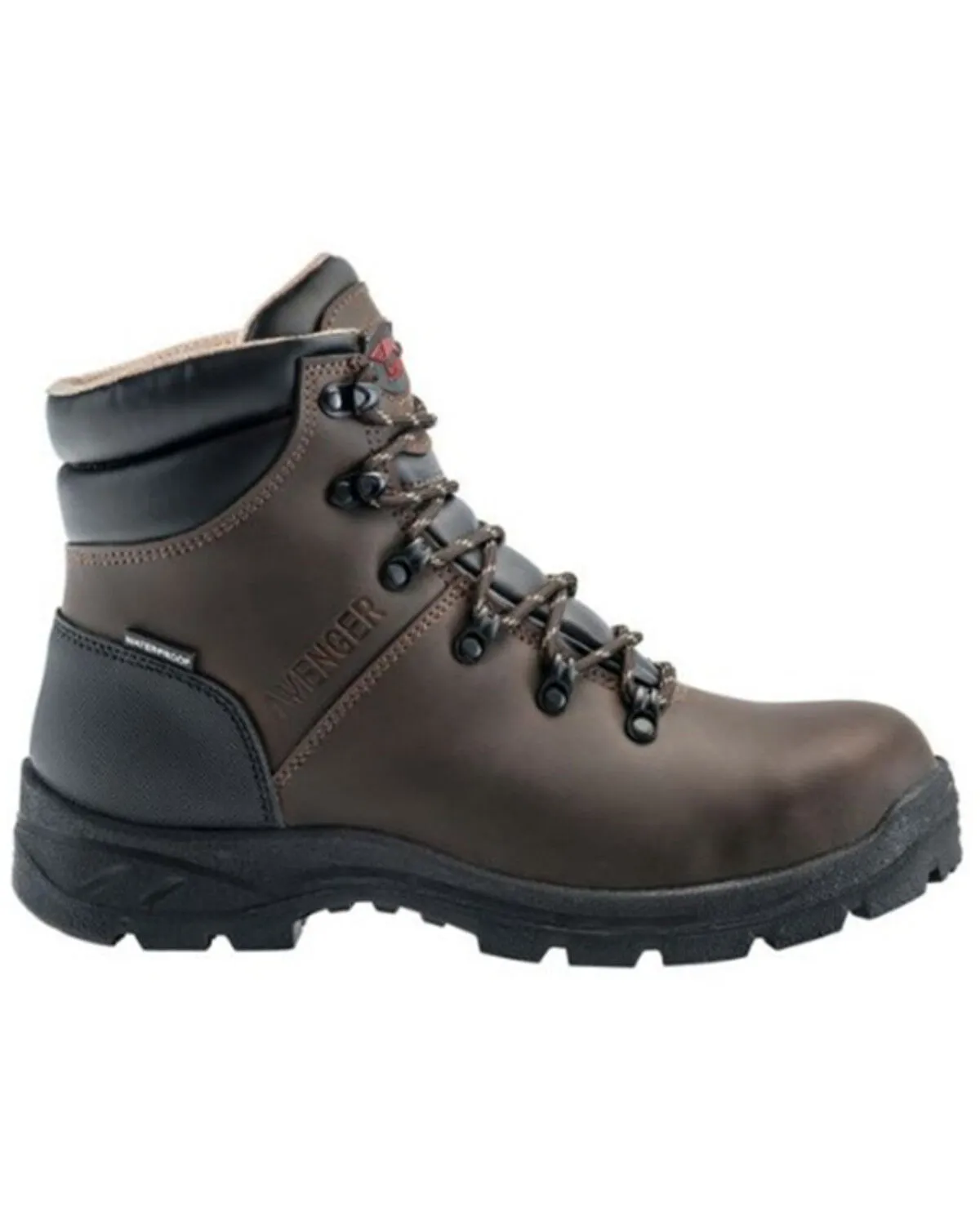 Product Name:  Avenger Men's 8625 Builder Mid 6" Lace-Up Waterproof Work Boot - Soft Toe