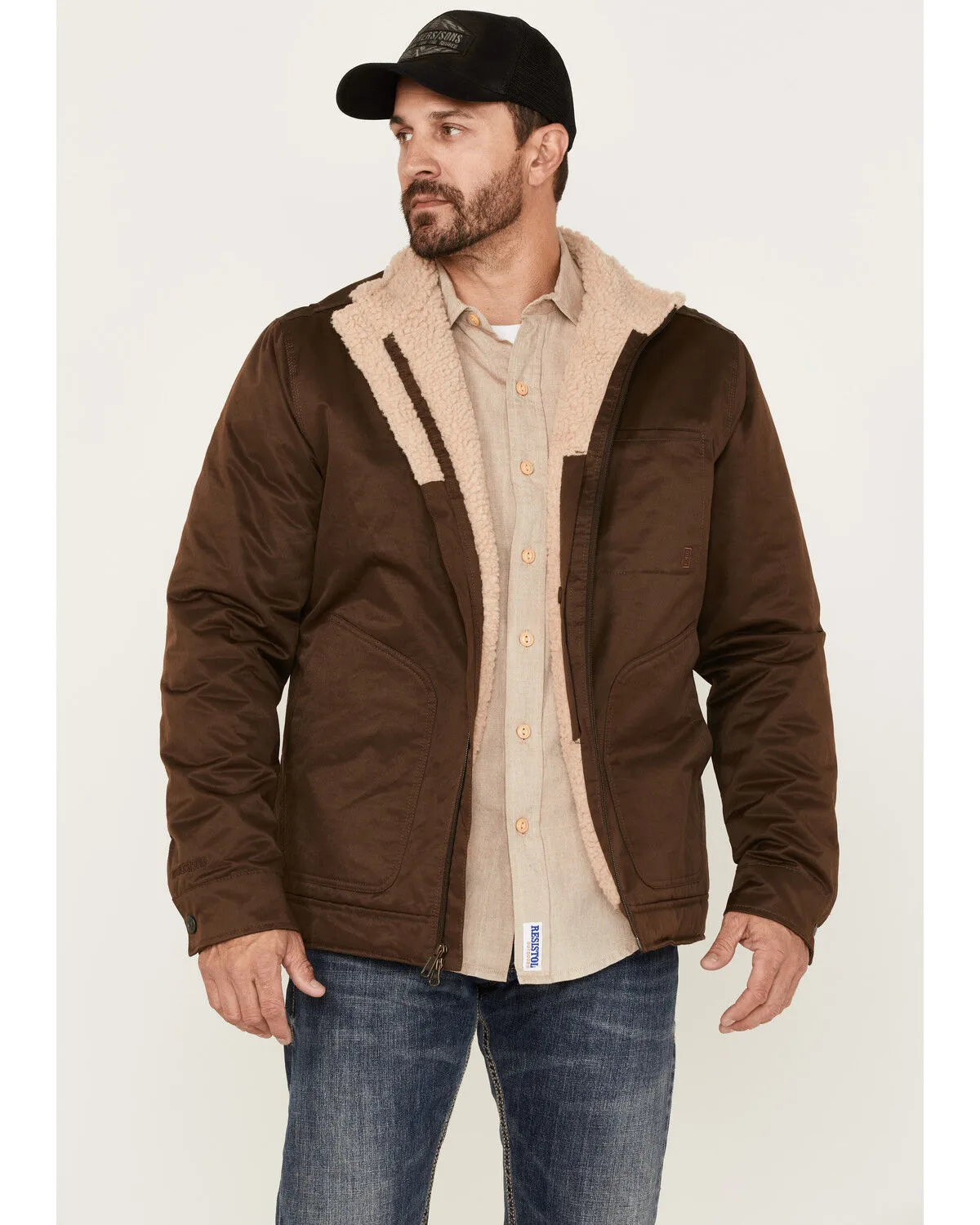 Product Name:  Brothers and Sons Men's Concealed Carry Sherpa Lined Jacket