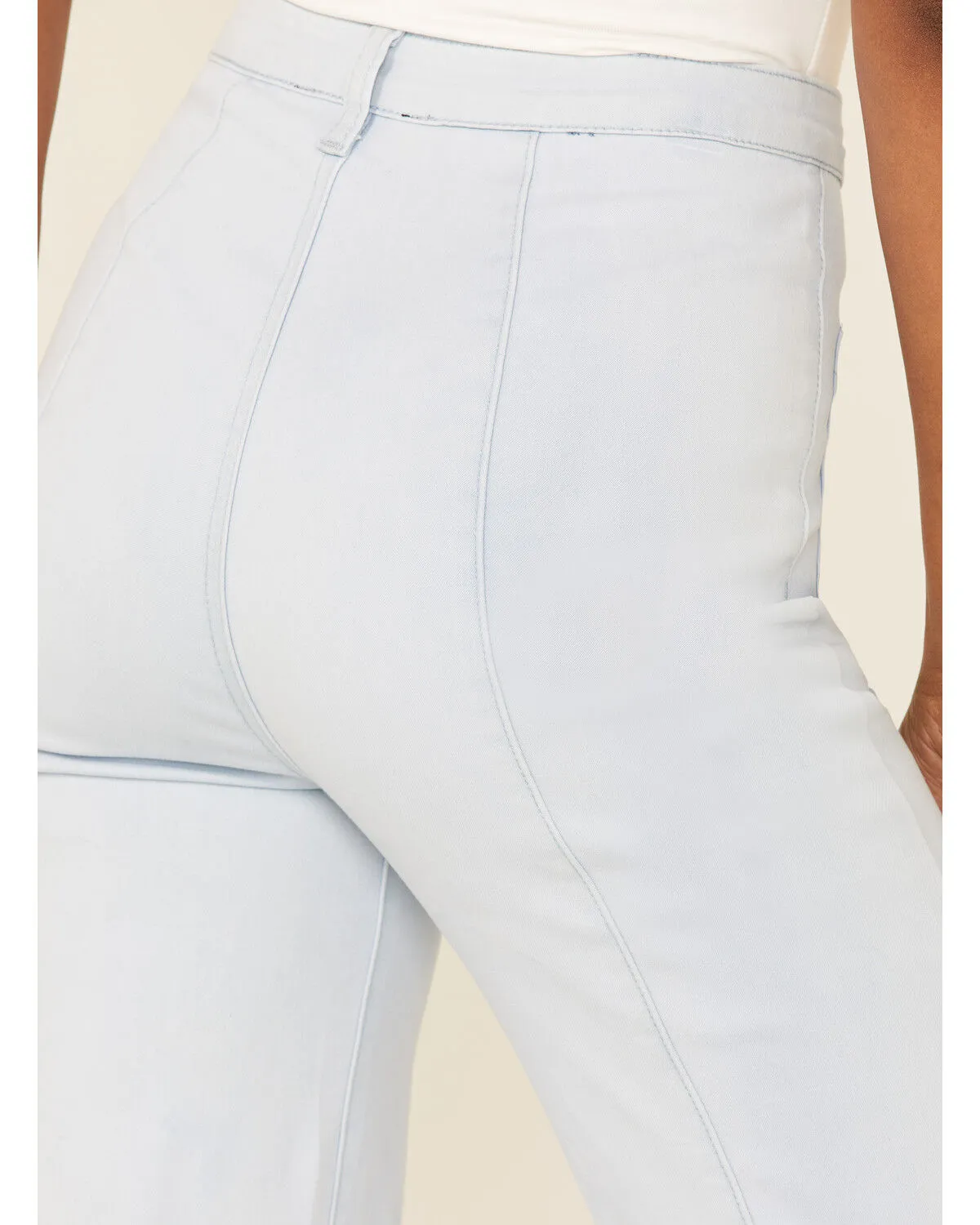 Product Name:  Flying Tomato Women's Front Pocket Flare Leg Jeans