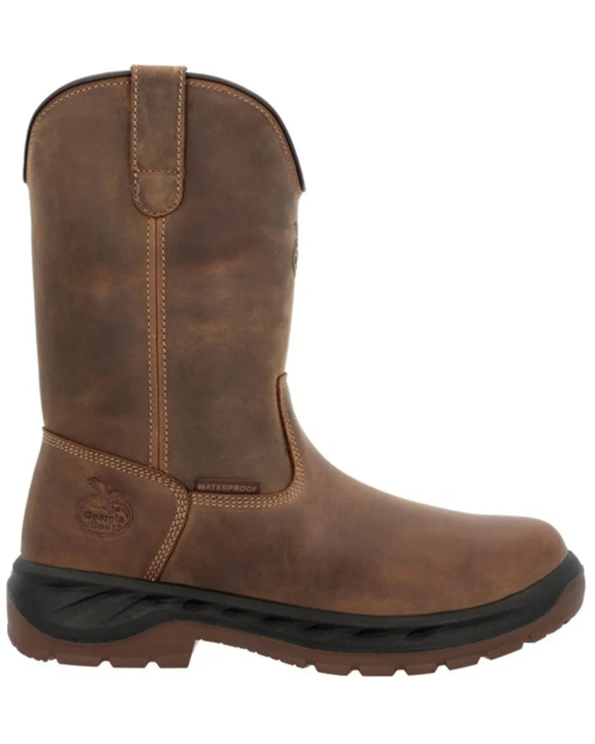 Product Name:  Georgia Boot Men's Waterproof Pull On Work Boot - Round Toe