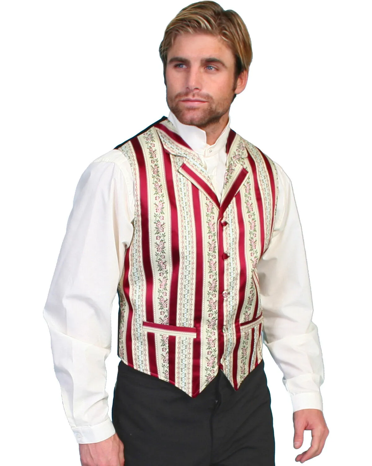 Product Name:  Rangewear by Scully Wallpaper Striped Vest - Big & Tall