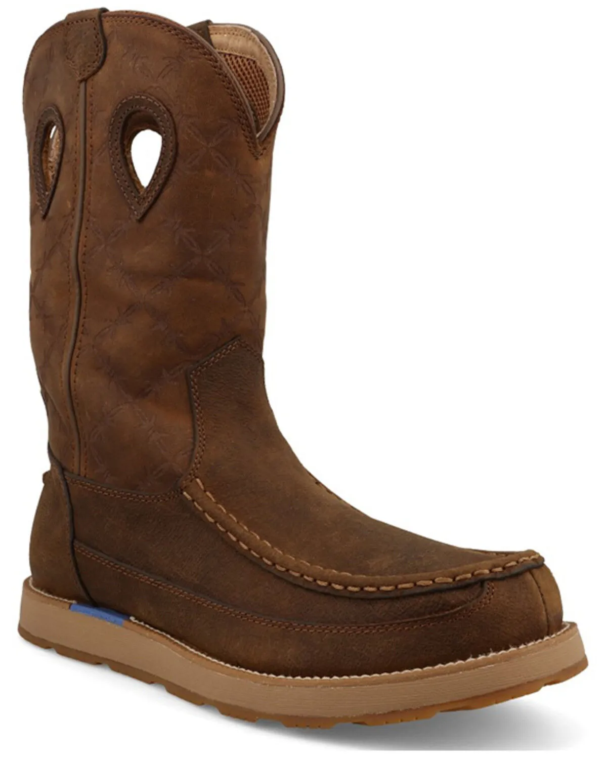 Product Name:  Twisted X Men's Pull-On Wedge Sole Waterproof Work Boot - Soft Toe