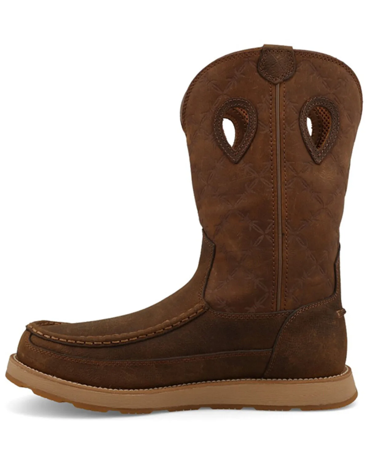 Product Name:  Twisted X Men's Pull-On Wedge Sole Waterproof Work Boot - Soft Toe