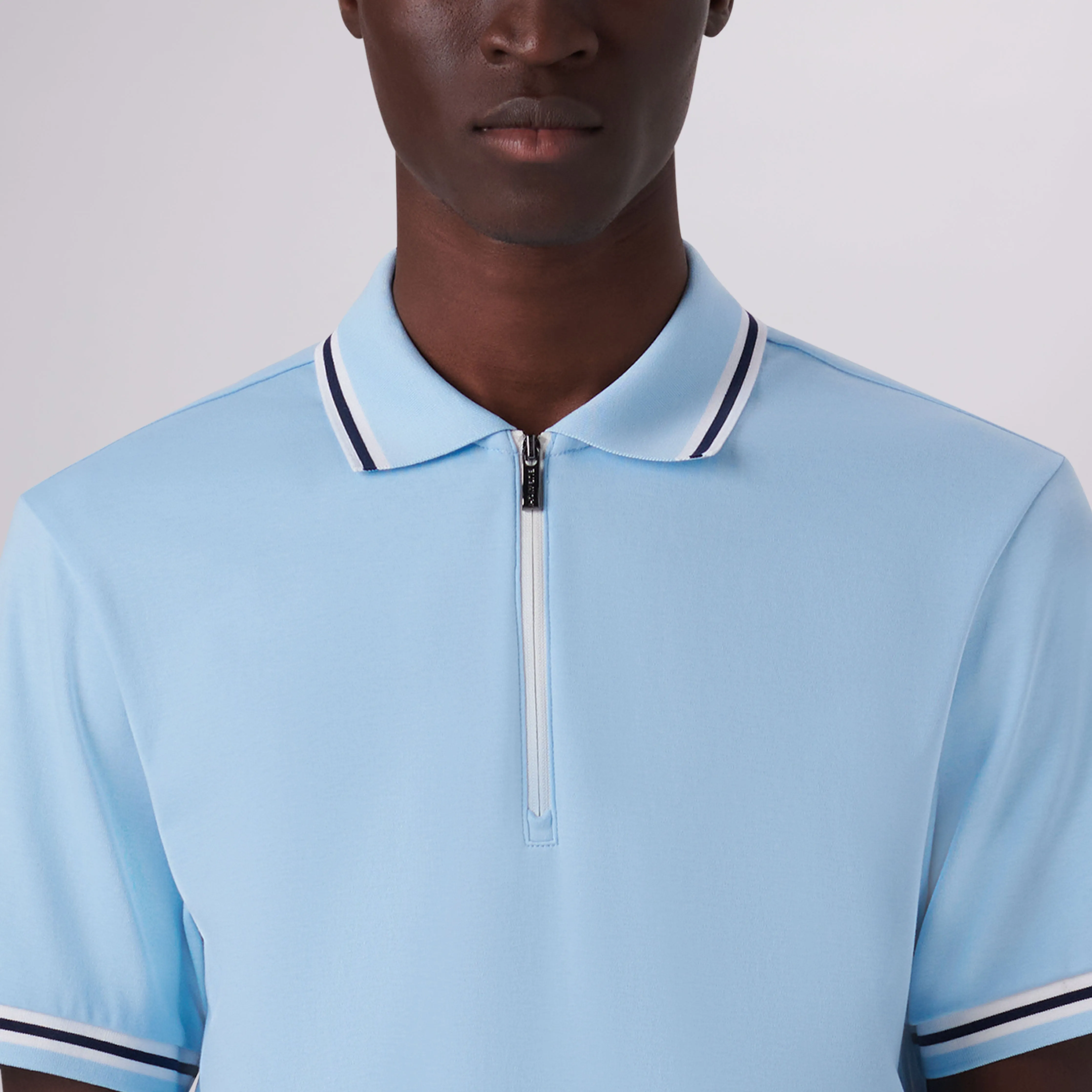 Quarter Zip Polo Shirt