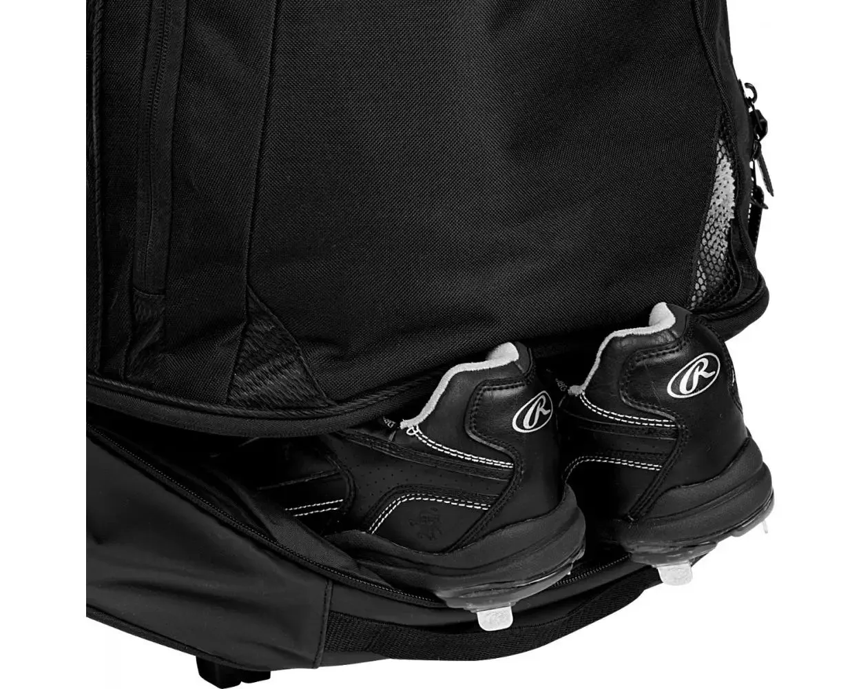 Rawling R1801 Wheeled Catchers Backpack - Black