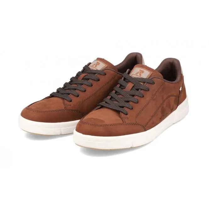 Rieker  Mens 07108-22 Brown Combi Lace-Up Trainers