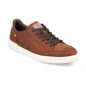 Rieker  Mens 07108-22 Brown Combi Lace-Up Trainers