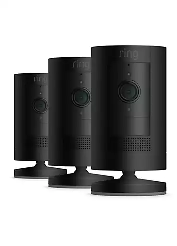 Ring Multipack Kit - Stick Up Camera (Battery) - 3 Pack - Black | Kaleidoscope