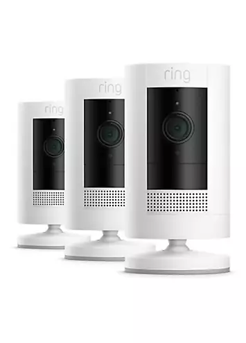 Ring Multipack Kit - Stick Up Camera (Battery) - 3 Pack - White | Kaleidoscope