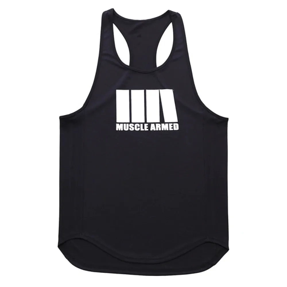 Rock Style Men Tank Top / Fitness Workout Vest / Alternative Fashion Clothing