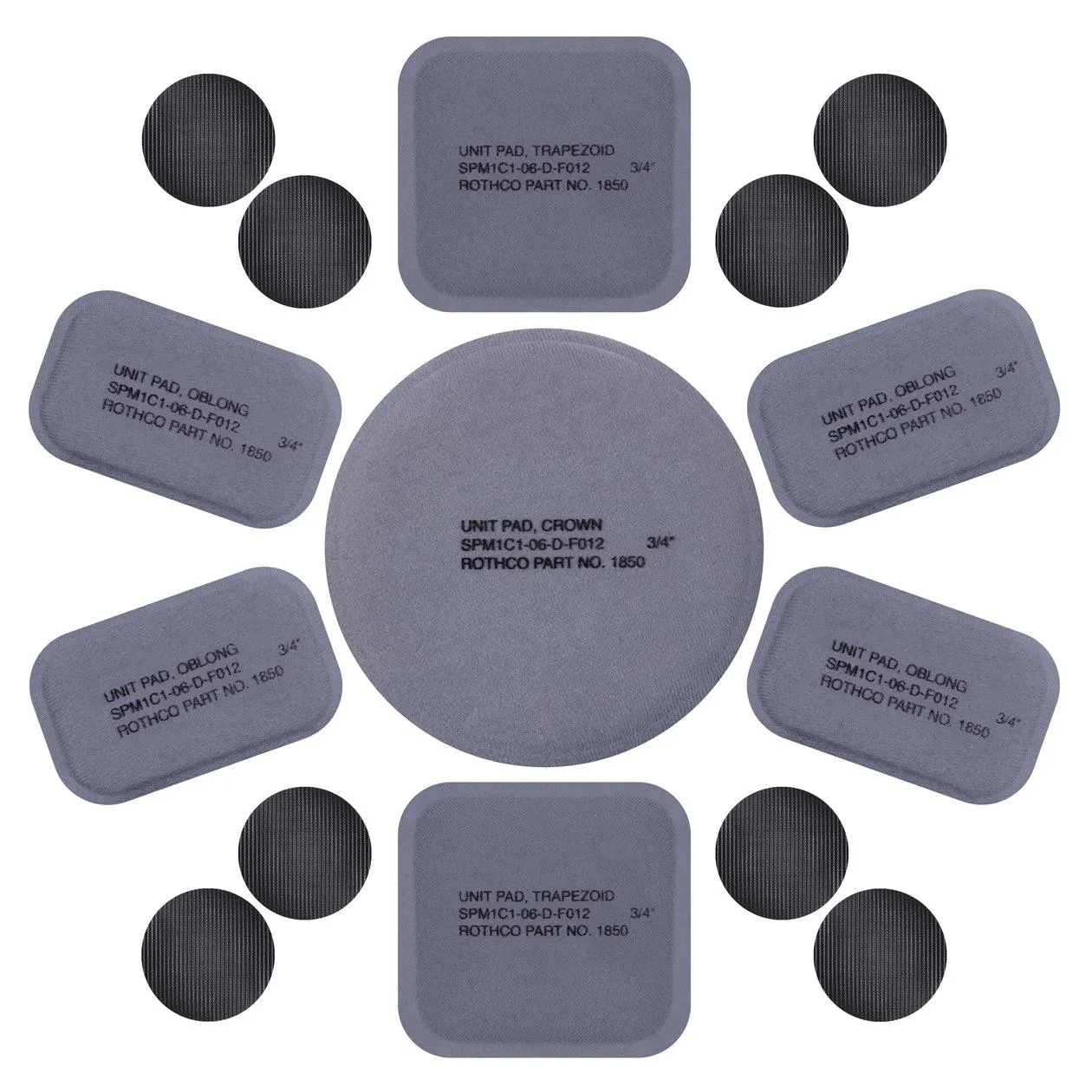 Rothco Tactical Helmet Replacement Pad Set