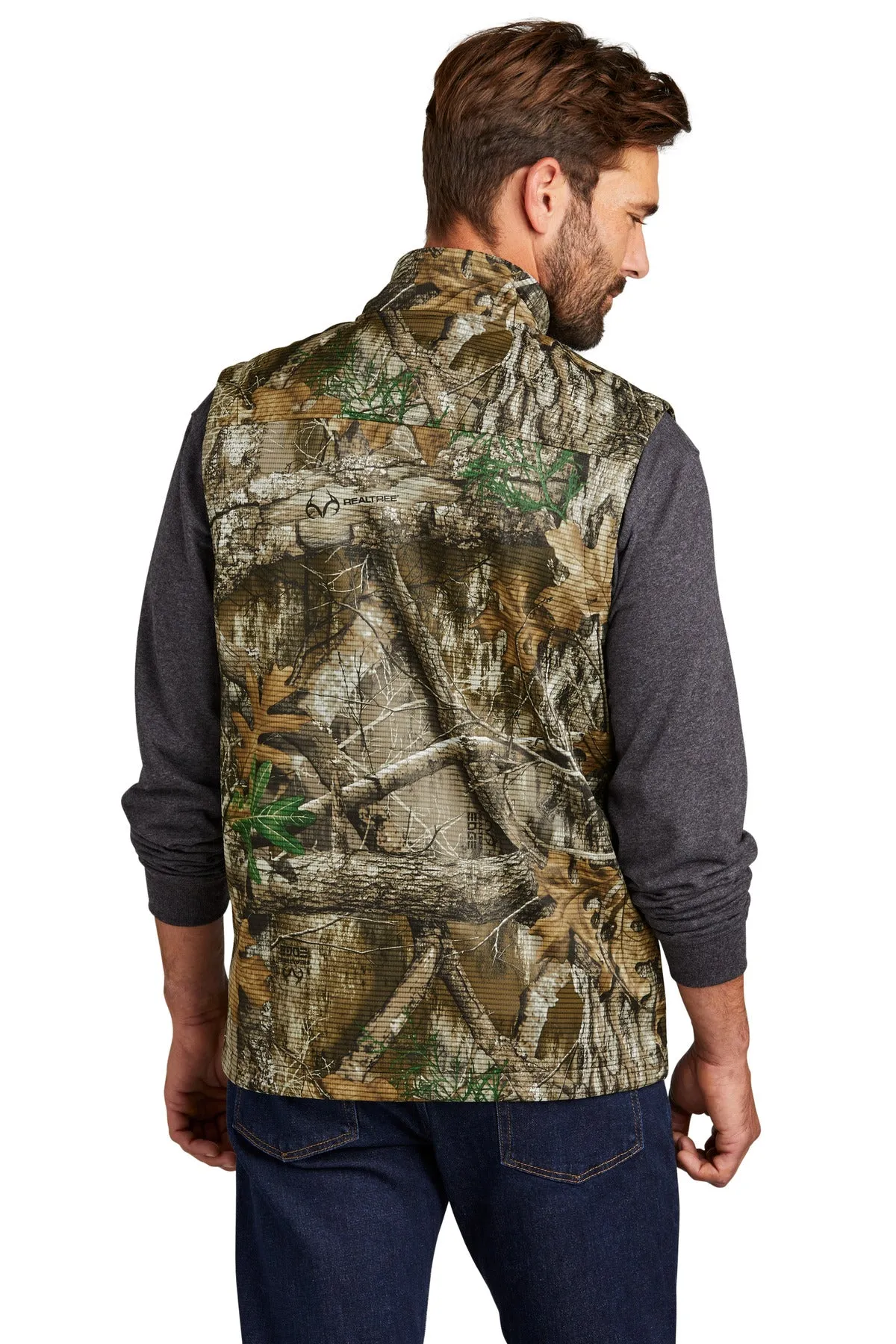 Russell Outdoors Men's Realtree Atlas Soft Shell Vest. RU603