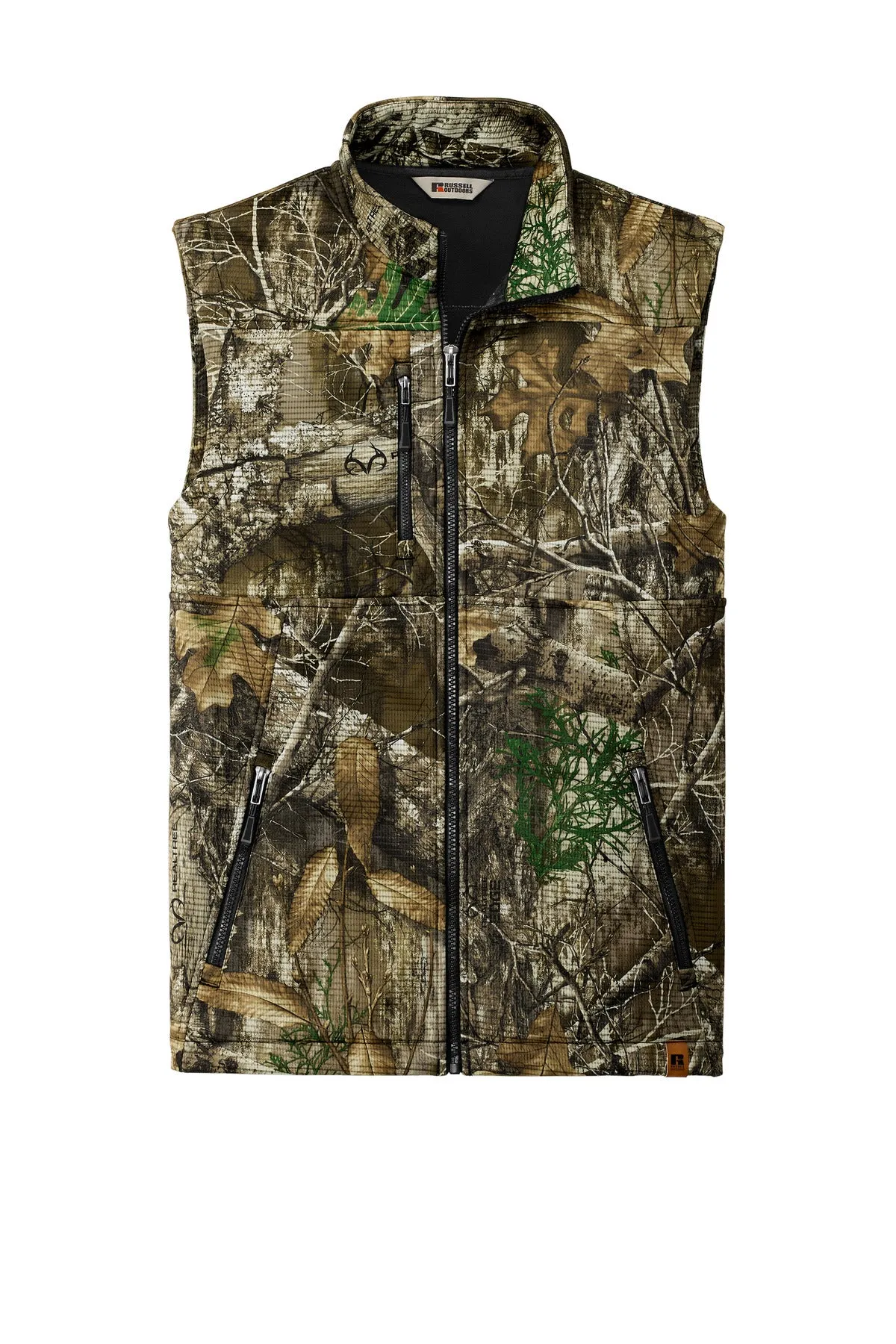 Russell Outdoors Men's Realtree Atlas Soft Shell Vest. RU603