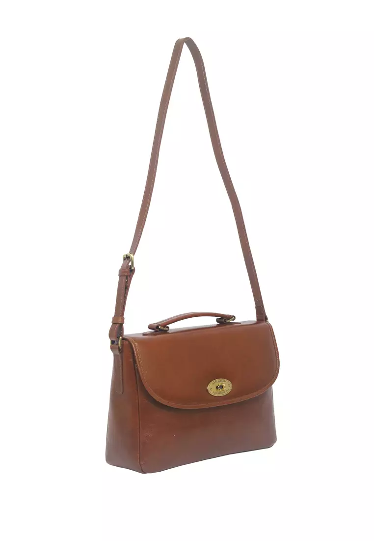 Santa Barbara Polo & Racquet Club Santa Barbara Polo & Racquet Club Full Leather Crossbody bag