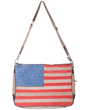 Scully Women's Studded Patriotic Crossbody Bag