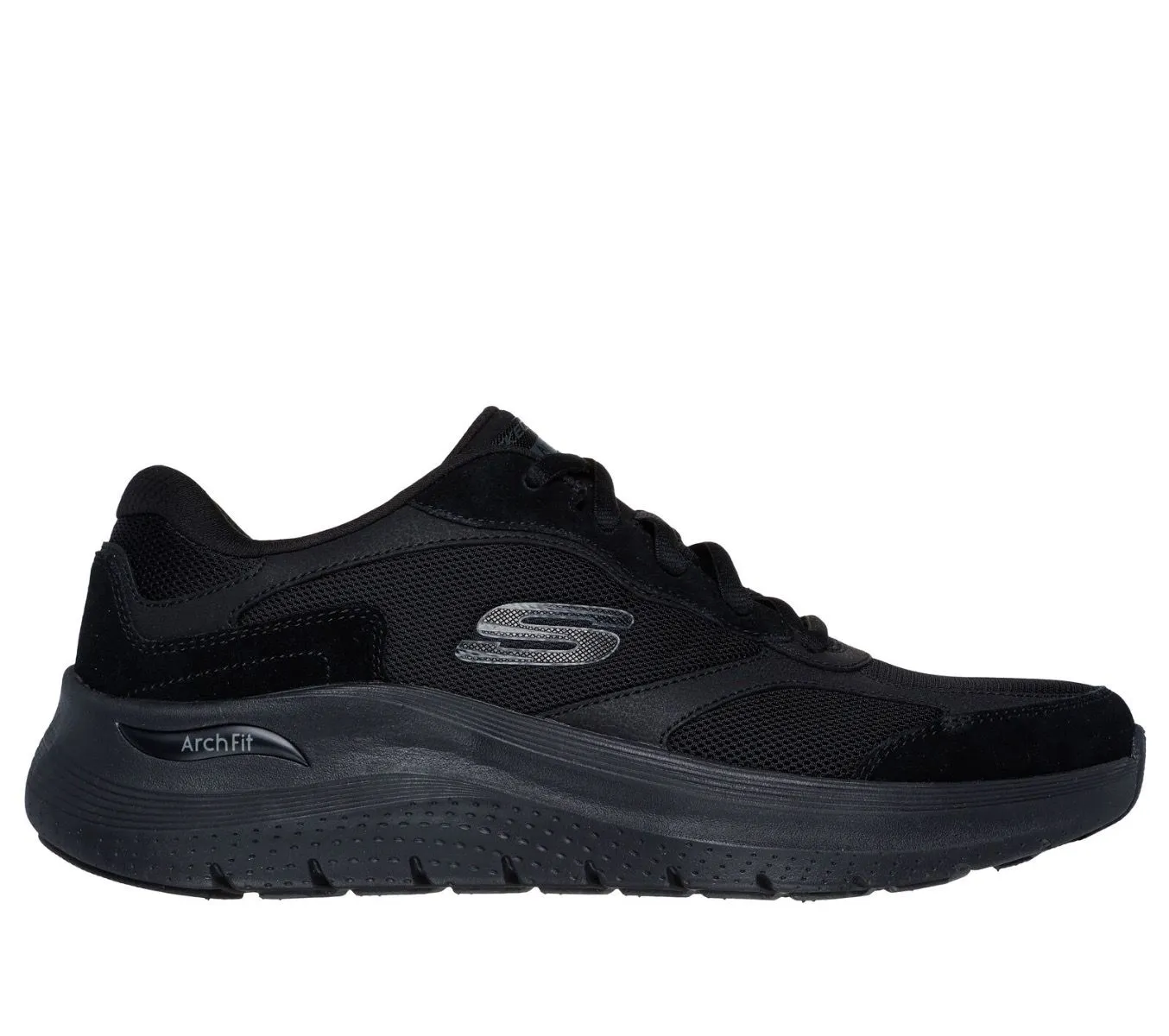 Skechers Arch Fit 2.0 The Keep Lace Up Trainers Black