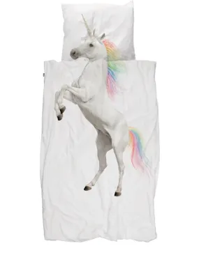 Snurk   Unicorn organic cotton duvet cover set 