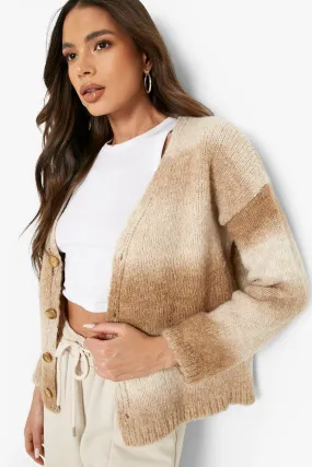 Soft Knit Ombre Cardigan