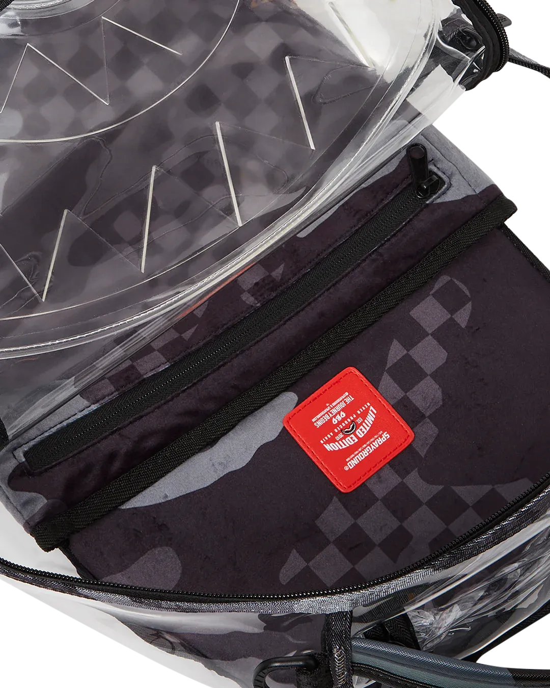 SPRAYGROUND: CLEAR AS NIGHT - CLEAR DLX BACKPACK