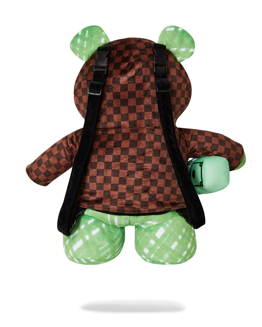 SPRAYGROUND: SHARKS IN PARIS FADE AWAY HOODIE MONEYBEAR TEDDYBEAR BACKPACK