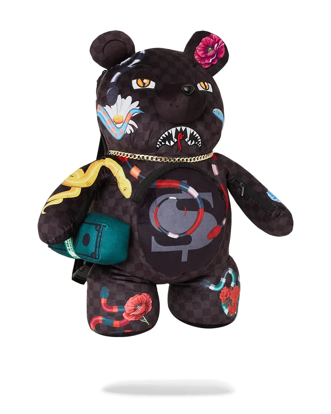 SPRAYGROUND: SNAKES ON A TEDDY BEAR BACKPACK