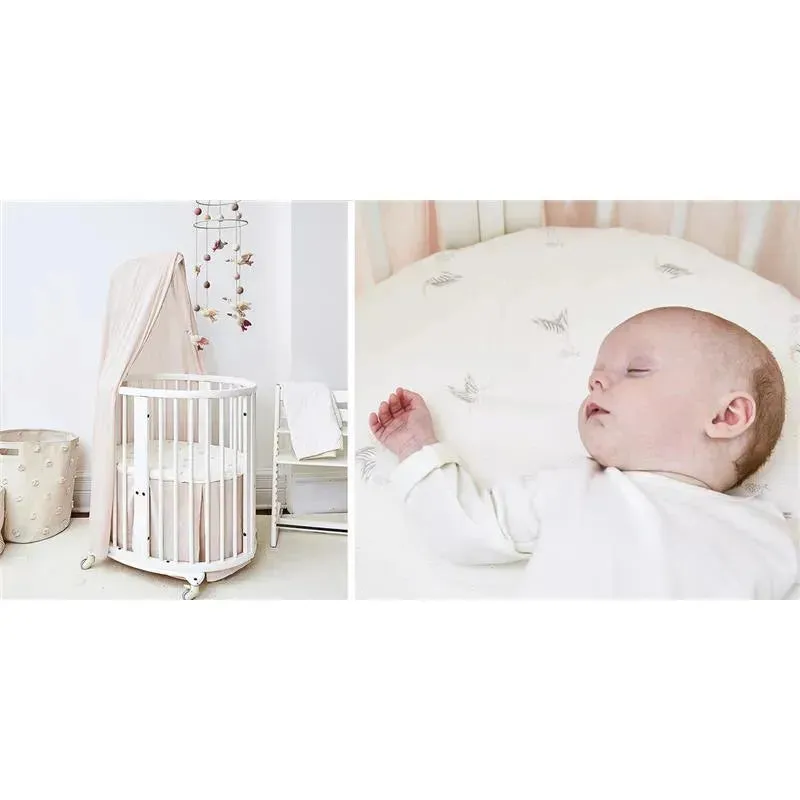 Stokke - Sleepi Mini Fitted Sheet 80 Cm, Stork