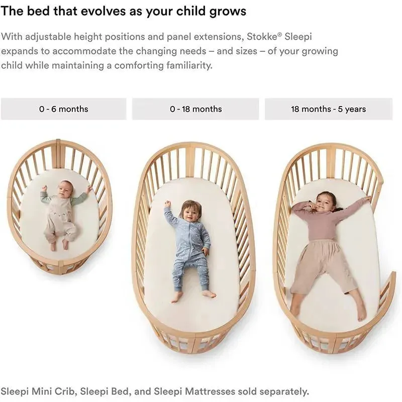 Stokke - Sleepi Mini Fitted Sheet by Pehr, Into The Wild