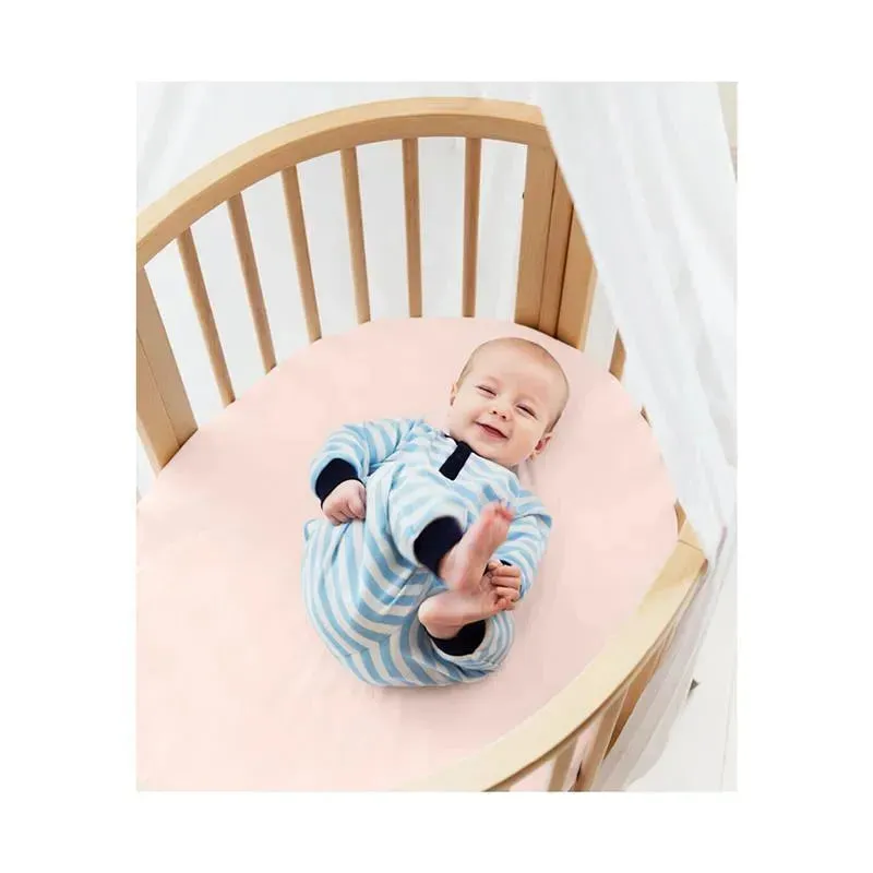 Stokke - Sleepi Mini Fitted Sheet, Peachy Pink